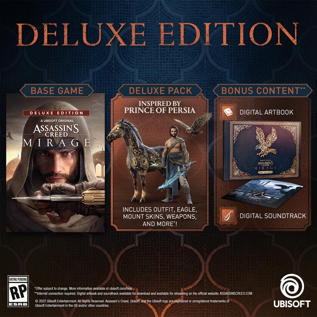 ASSASSIN'S CREED MIRAGE - DELUXE EDITION PLAYSTATION 4 (PS4)