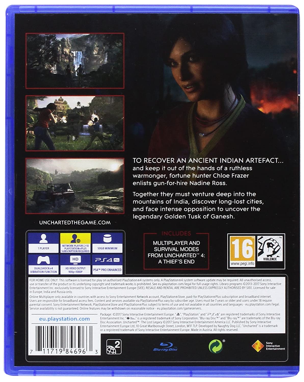 Uncharted Lost Legacy (PS4)