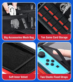 New World Travel Case Pouch Compatible with Nintendo Switch and for Switch OLED Console, Portable Travel Carry Case for Switch/Switch OLED, Protective Hard Shell for Switch