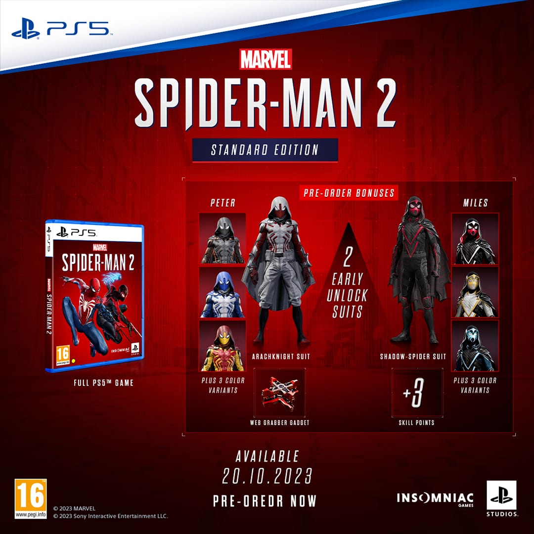 Spiderman 2 Standard Edition, PlayStation 5