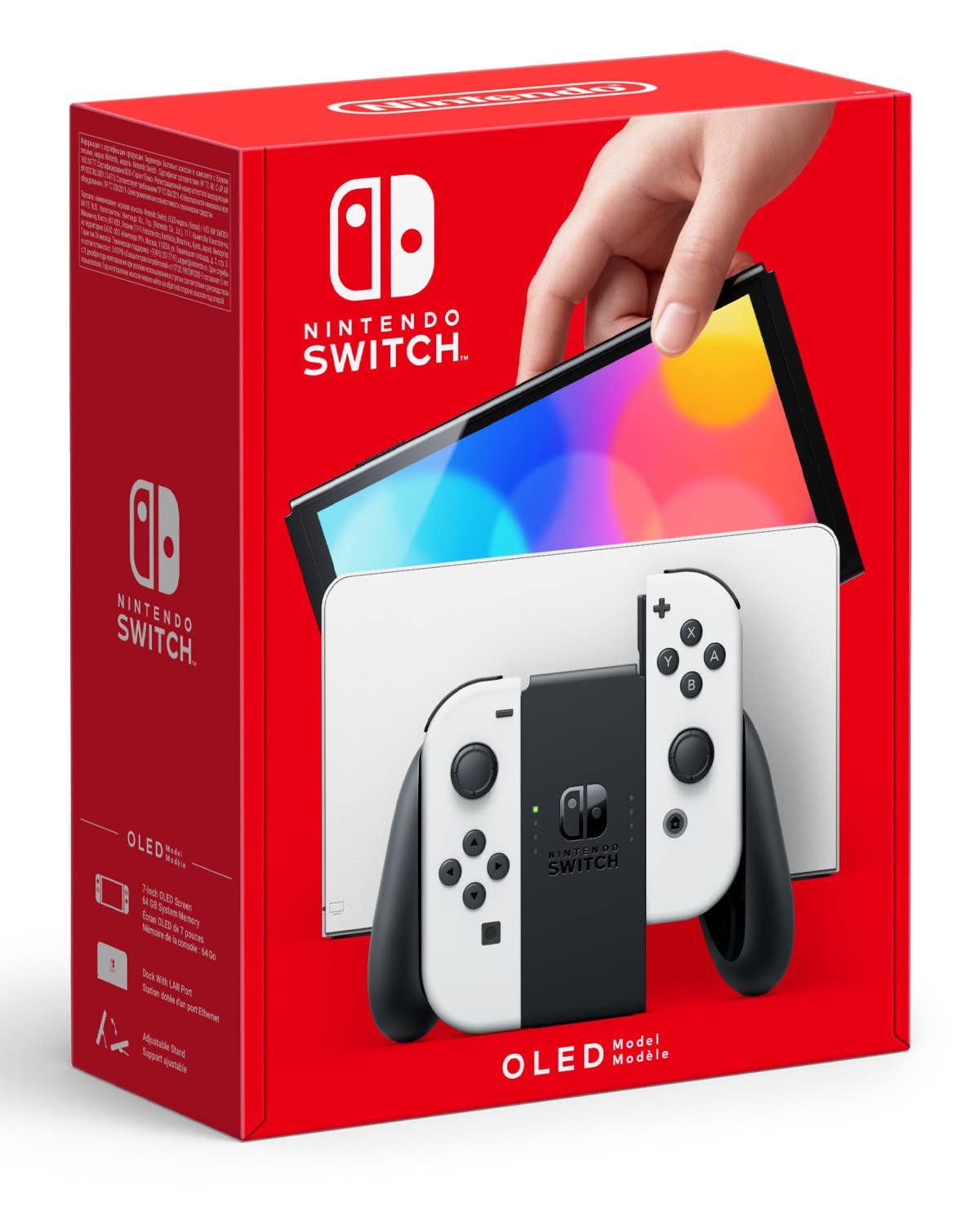 Nintendo Switch Oled Model White Set 7 Inch Colorful Screen Joy‑con Handle  Enhanced Audio Adjustable Console Stable Tv Mode - Handheld Game Players -  AliExpress