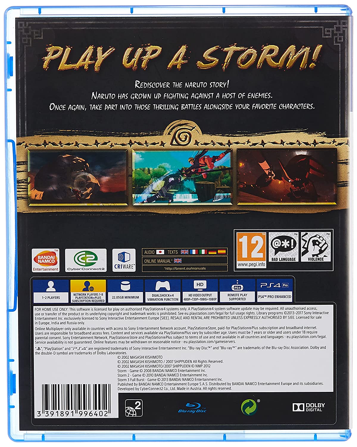Buy Naruto Ultimate Ninja Storm Trilogy (PS4) at France Buy Naruto Ultimate Ninja Storm Trilogy (PS4) at France
