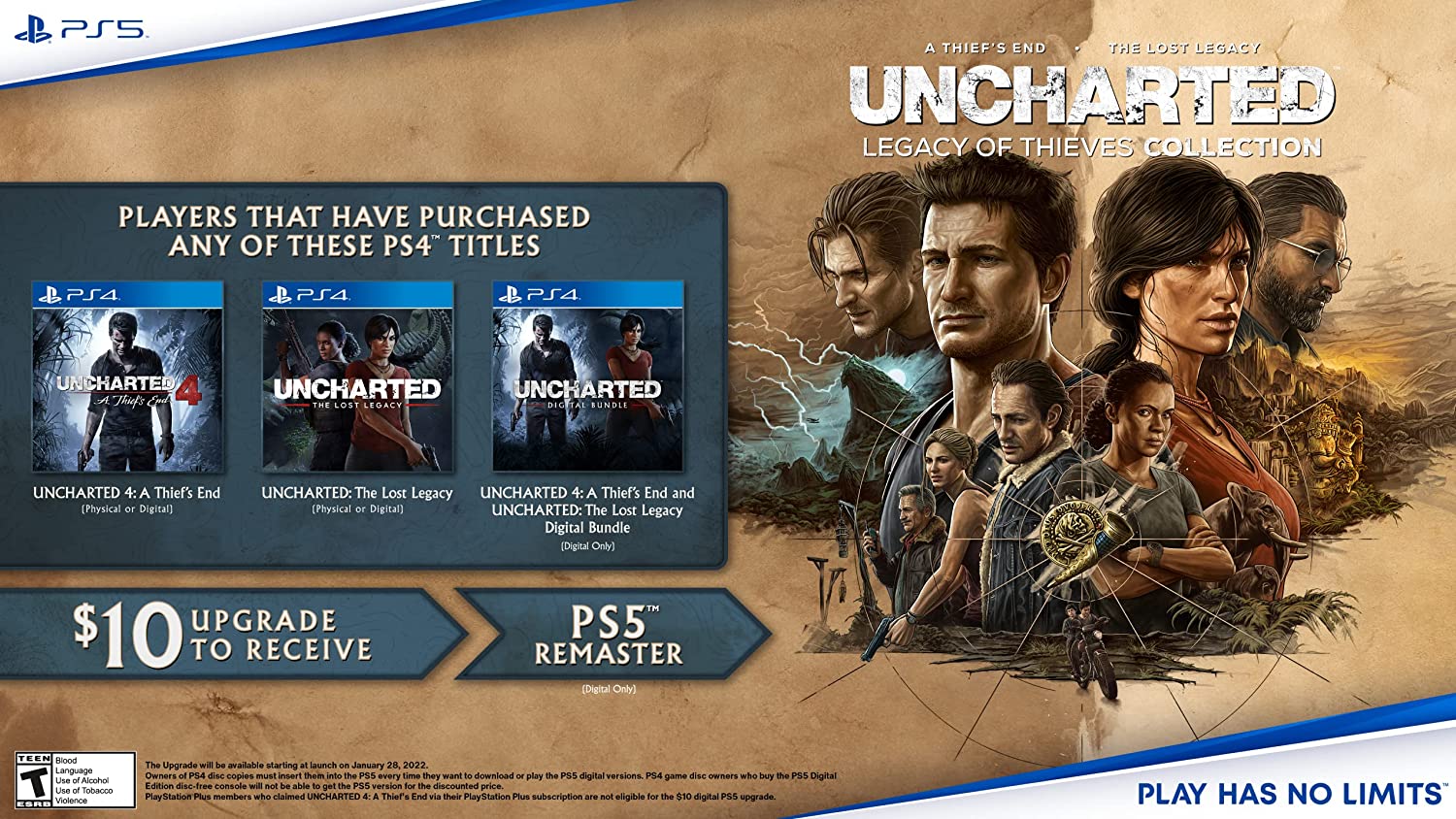 Buy Uncharted: Legacy of Thieves Collection on PlayStation 5